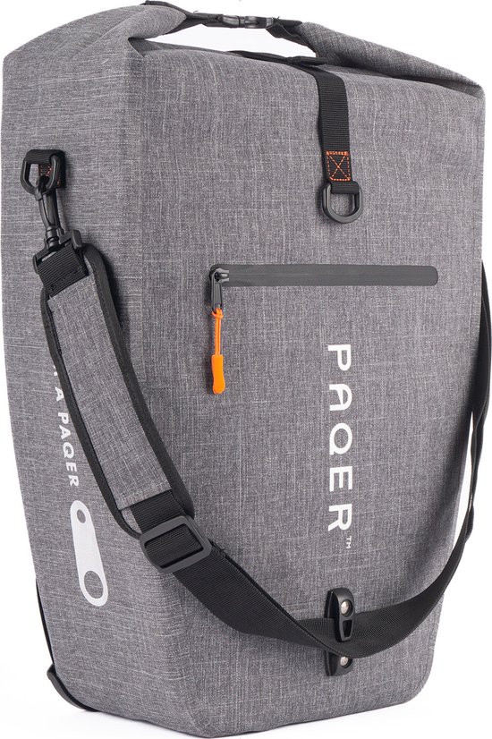 Fietstas enkele Shopper schoudertas - Fietstassen electrische fietsen - 100 % Waterdicht - 30 liter