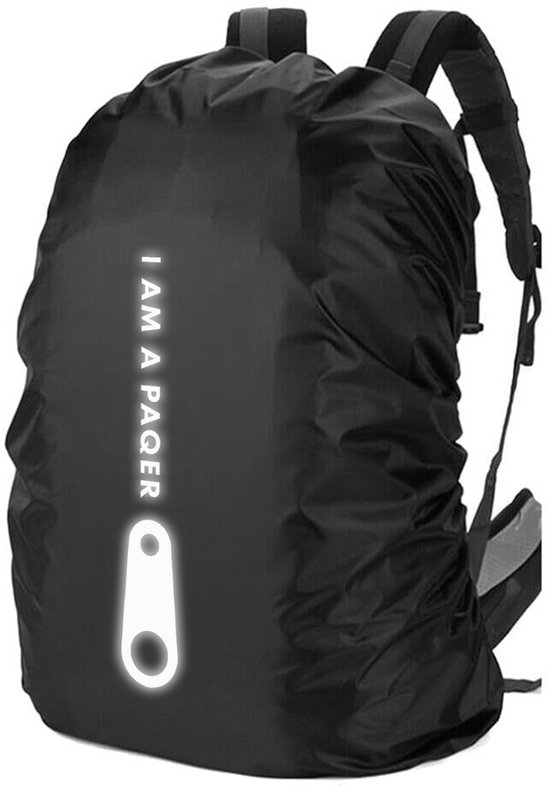 Regenhoes rugzak Flightbag voor backpack Rugzakhoes Waterdicht - Reflecterend – 25 tot 35 liter
